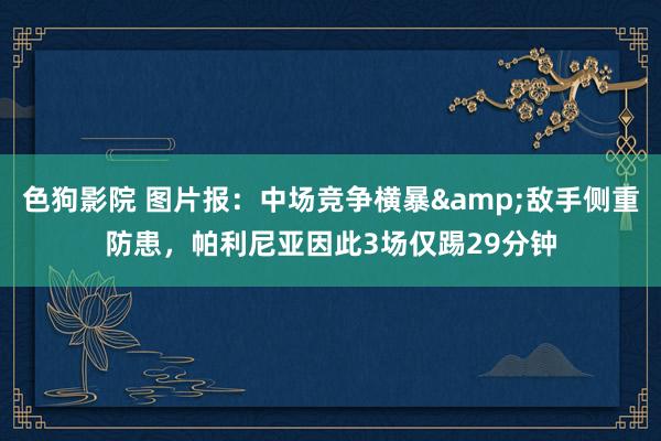   色狗影院 图片报：中场竞争横暴&敌手侧重防患，帕利尼亚因此3场仅踢29分钟