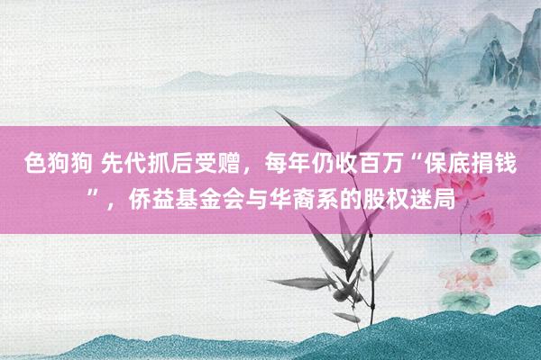   色狗狗 先代抓后受赠，每年仍收百万“保底捐钱”，侨益基金会与华裔系的股权迷局