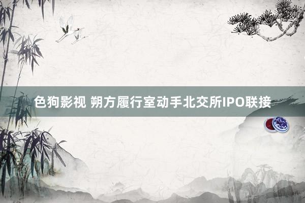   色狗影视 朔方履行室动手北交所IPO联接
