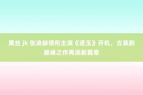   黑丝 jk 张凌赫领衔主演《逐玉》开机，古装剧巅峰之作再添新篇章