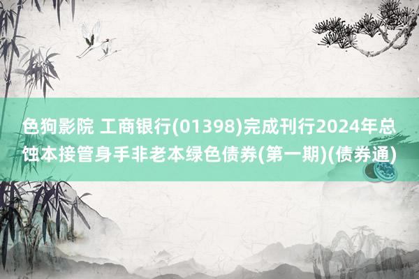   色狗影院 工商银行(01398)完成刊行2024年总蚀本接管身手非老本绿色债券(第一期)(债券通)