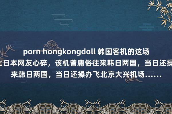   porn hongkongdoll 韩国客机的这场空难179东说念主受难让日本网友心碎，该机曾庸俗往来韩日两国，当日还操办飞北京大兴机场……