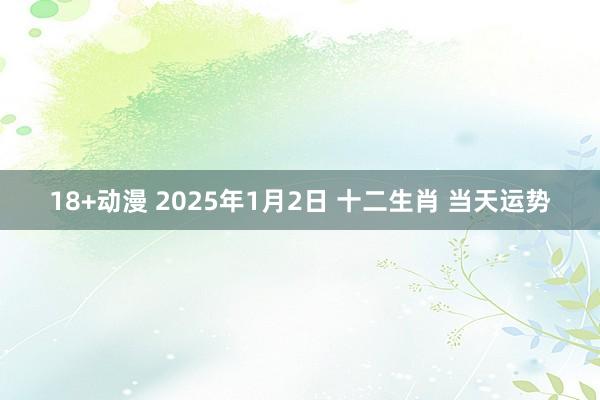   18+动漫 2025年1月2日 十二生肖 当天运势