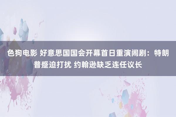   色狗电影 好意思国国会开幕首日重演闹剧：特朗普蹙迫打扰 约翰逊缺乏连任议长