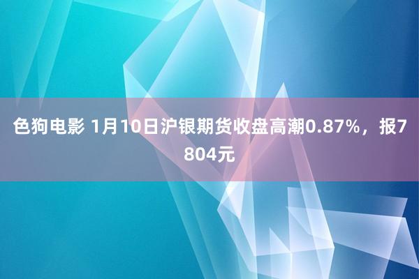   色狗电影 1月10日沪银期货收盘高潮0.87%，报7804元