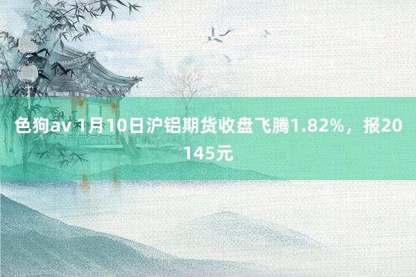   色狗av 1月10日沪铝期货收盘飞腾1.82%，报20145元