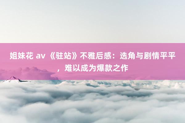   姐妹花 av 《驻站》不雅后感：选角与剧情平平，难以成为爆款之作