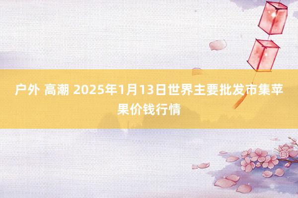  户外 高潮 2025年1月13日世界主要批发市集苹果价钱行情