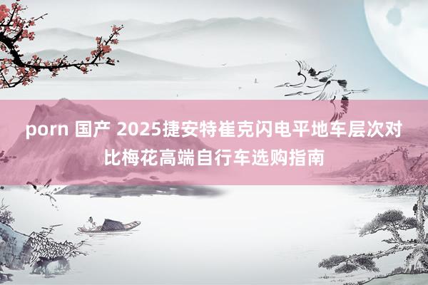   porn 国产 2025捷安特崔克闪电平地车层次对比梅花高端自行车选购指南