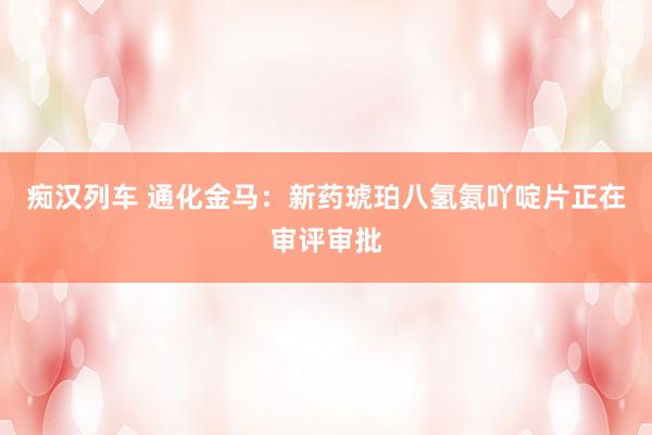   痴汉列车 通化金马：新药琥珀八氢氨吖啶片正在审评审批