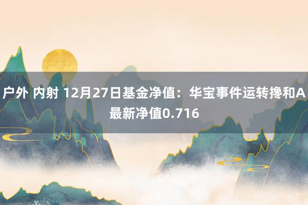   户外 内射 12月27日基金净值：华宝事件运转搀和A最新净值0.716