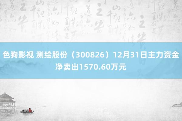   色狗影视 测绘股份（300826）12月31日主力资金净卖出1570.60万元