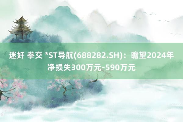   迷奸 拳交 *ST导航(688282.SH)：瞻望2024年净损失300万元-590万元