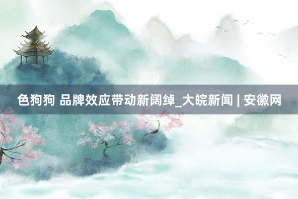   色狗狗 品牌效应带动新阔绰_大皖新闻 | 安徽网