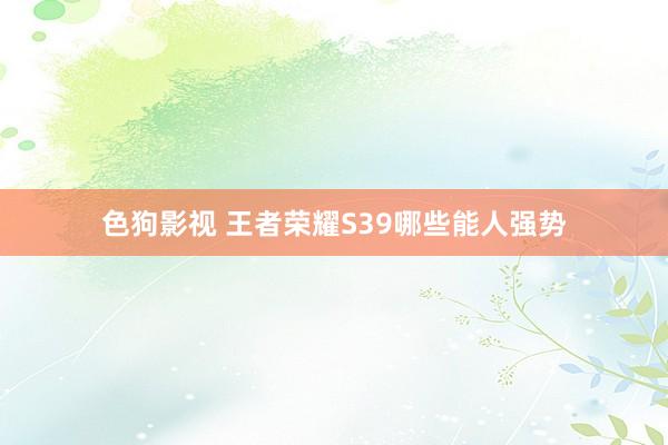   色狗影视 王者荣耀S39哪些能人强势
