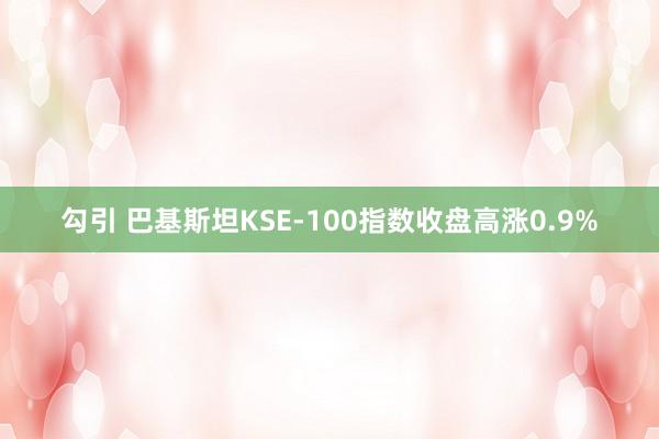   勾引 巴基斯坦KSE-100指数收盘高涨0.9%